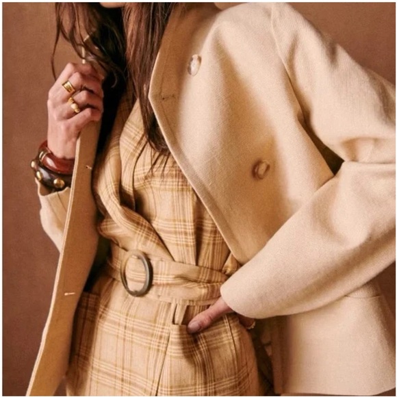 SEZANE Manteau Kalvin Coat Size‎ 42 / 10 NWT - Picture 2 of 10